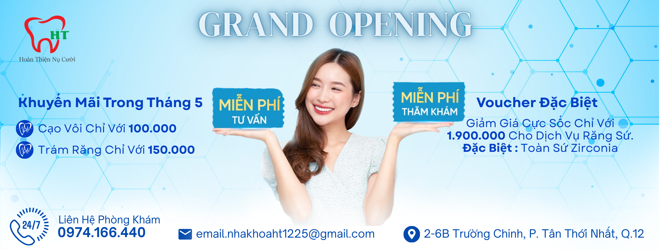 SIÊU SỰ KIỆN GRAND OPENING NHA KHOA HT ĐANG "NỔI BẬT" TRONG THÁNG 5!
